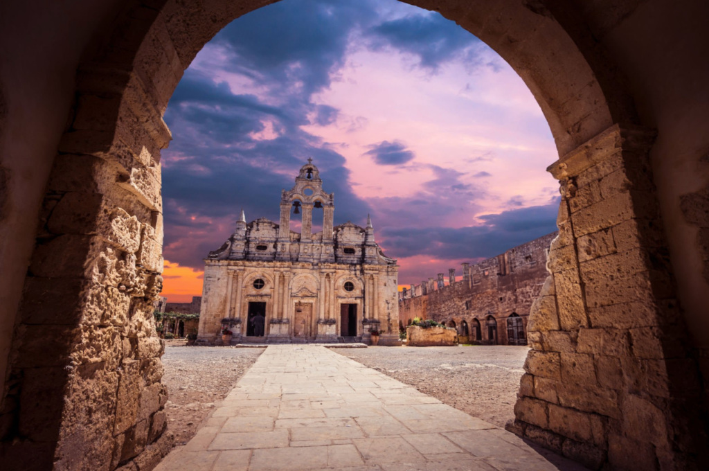 Mosteiro de Arkadi, em Creta