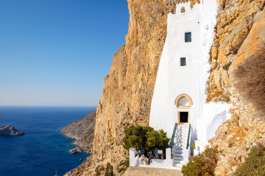 Mosteiro de Panagia Hozoviotissa, em Amorgos